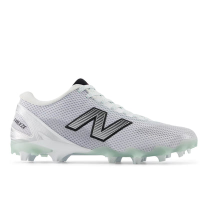 NB WHITE with BLACK and Silver Metallic,M6 / W7.5,Standard (D)
