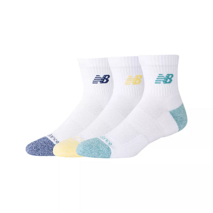 WHITE with FADED TEAL,S