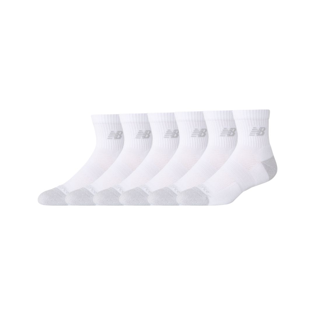 New Balance Active  QTR Socks 6 Pack