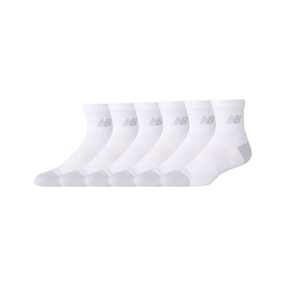 New Balance Active  QTR Socks 6 Pack