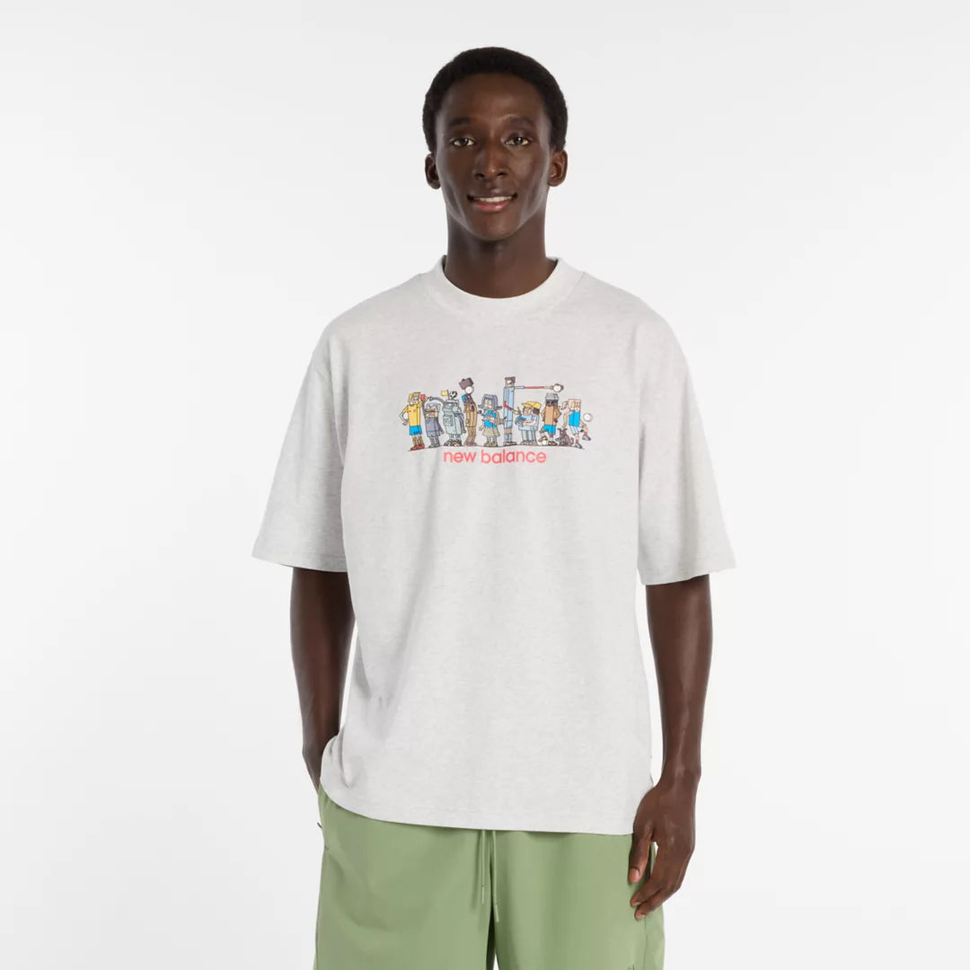 New Balance Ghica Line Up Oversized T-shirt