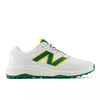 WHITE with KELLY GREEN