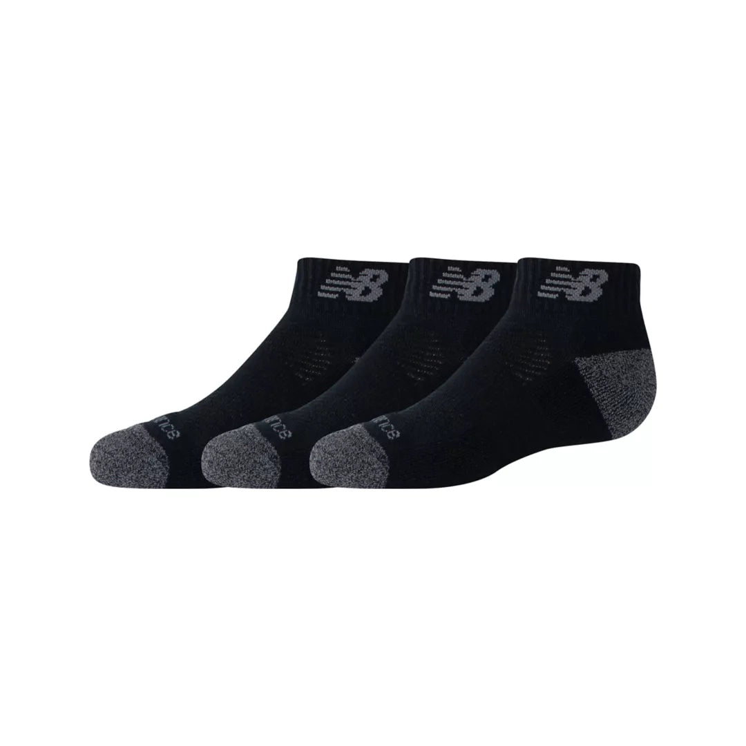 New Balance Youth Active Low Cut Socks 3 Pack