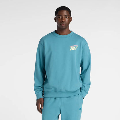 New Balance Classic Tri-Logo French Terry Crew
