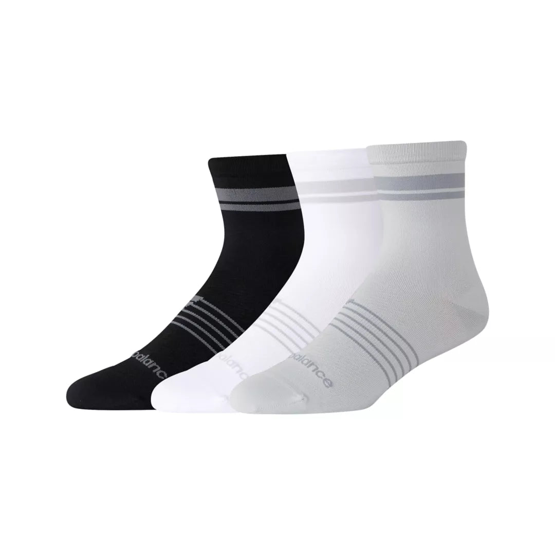 New Balance Pro Running QTR Socks 3 Pack