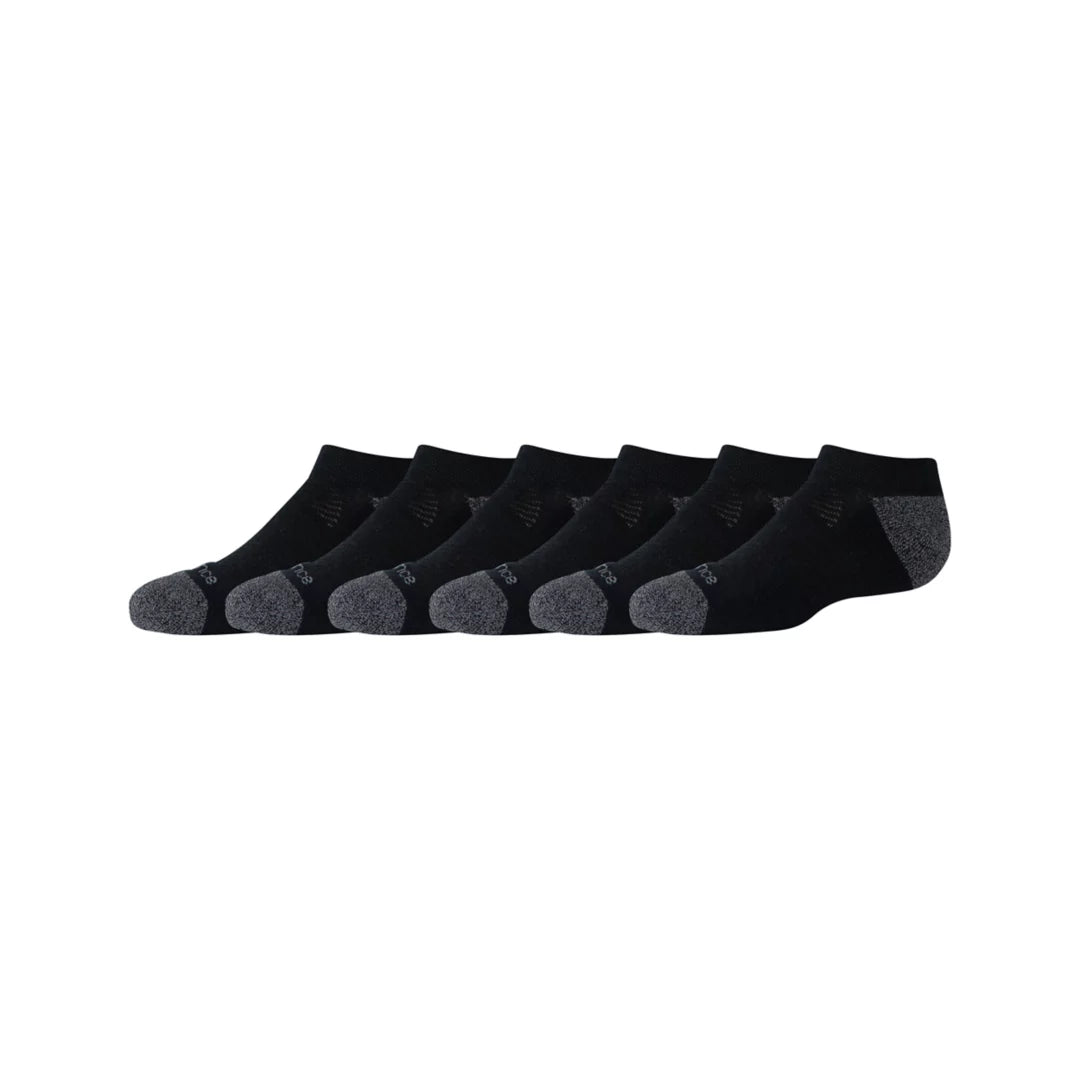 New Balance Youth Active No Show Socks 6 Pack