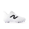 WHITE with BLACK