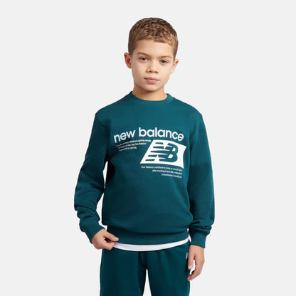 New Balance Athletics Relaxed Player Graphic French Terry Crew