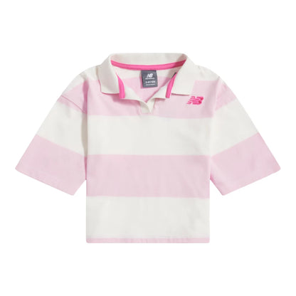 New Balance Striped Rugby Polo